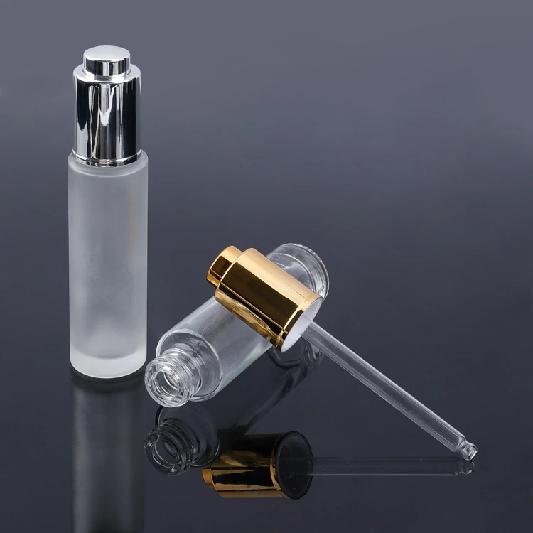 D2030 Serum Bottle Essential Oil Glass Dropper Bottle,Glass Dropper Bottle Luxury,30ml Essential Oil Glass Bottle With Droppers