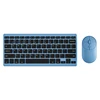 Clavier rechargeable bleu + souris rechargeable