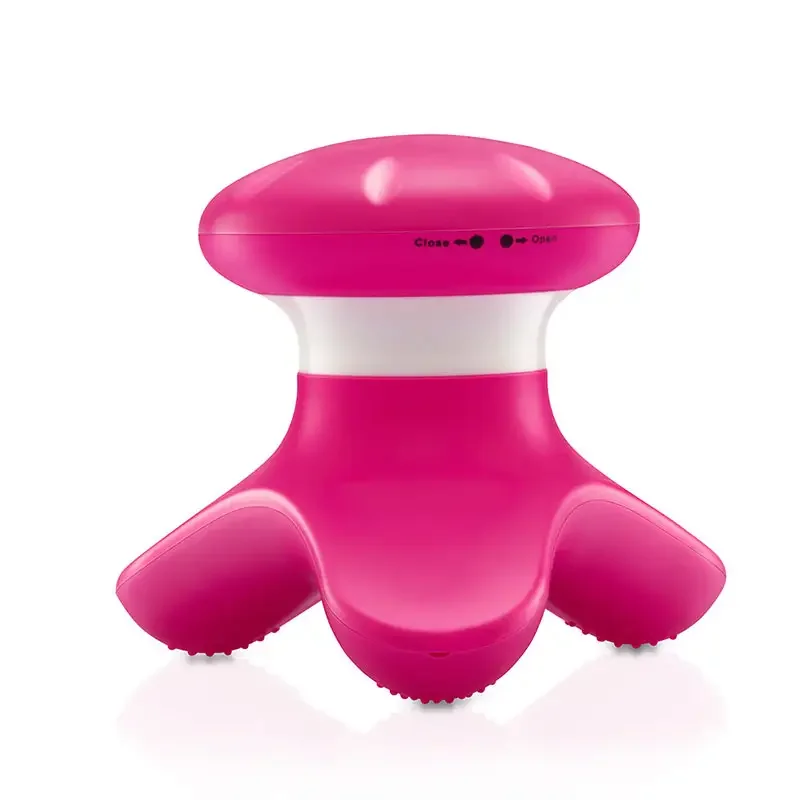 2 in 1 USB and Battery Powered Mini Head and Body Massager Electric Vibrating Triangle Mini Massage Machine