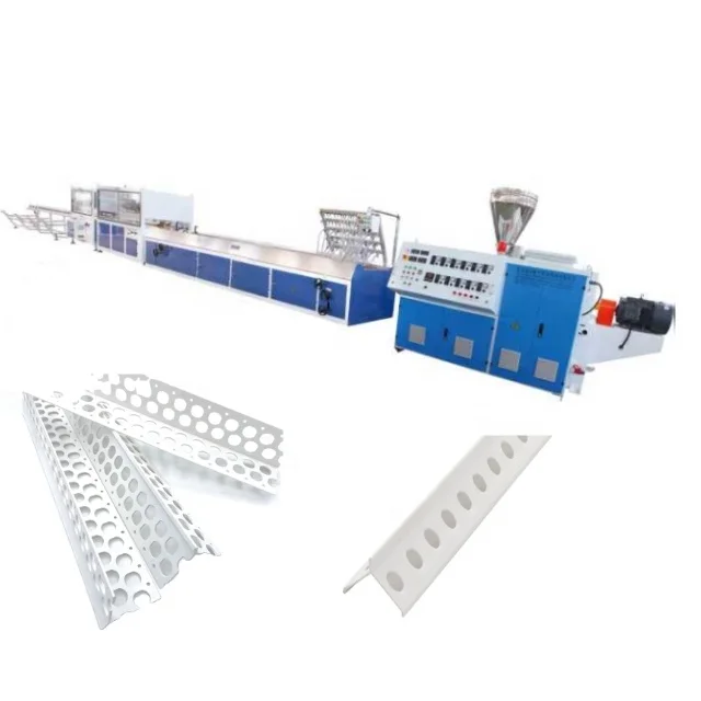 PVC Corner Bead Making Process PVC Corner Profile Plant Machine Production Line