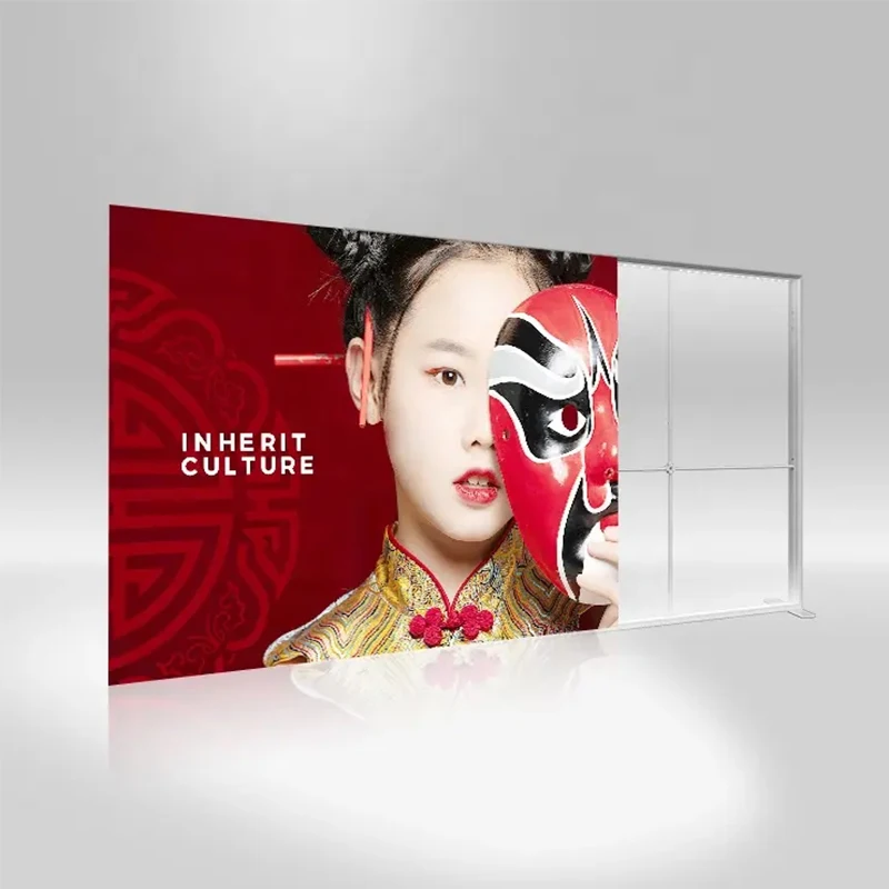 TianLang Christmas Aluminum Frame Booth Led Lightbox Advertising Frame Backdrop Stand Light Box Booth Stand