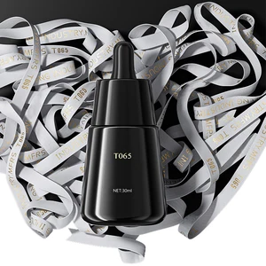 Factory Customized 1.0FL/OZ/30ml Shiny Solid Color Black Glass Bottle Special Trapezoidal Ring Design