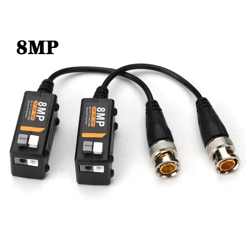 Video Balun 2mp 5mp 8mp Twisted Pair Transmitter 600M Camera Video BNC Connector