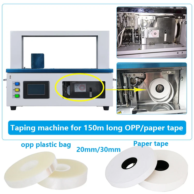 Cinch Binding Machine Automatic Paper Tape OPP Tape Banding