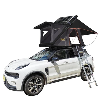 -Up Hard Shell Roof Top Tent for Cars - 2 Person Waterproof Alu All-Weather Camping Shelter, Quick Installation