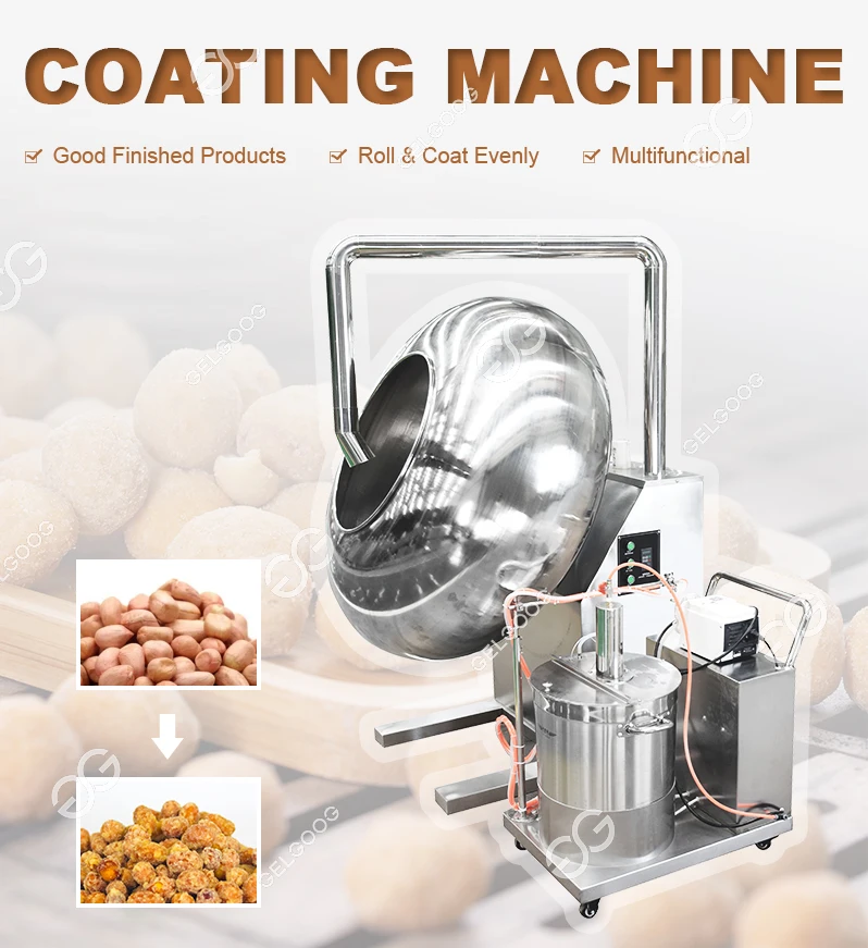 Stainless Steel Roasted Nuts Sugar Pill Pan Popcorn Panning Peanut