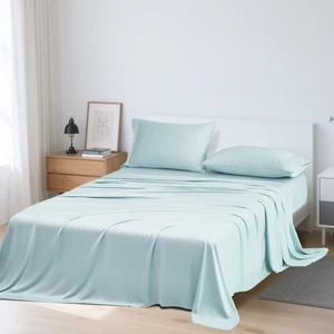 Custom Size 100% Bamboo Woven Bed Sheets Modern Style for Home Hotel or Wedding Use Direct From Manufacturers in China