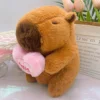 Pink heart Capybara