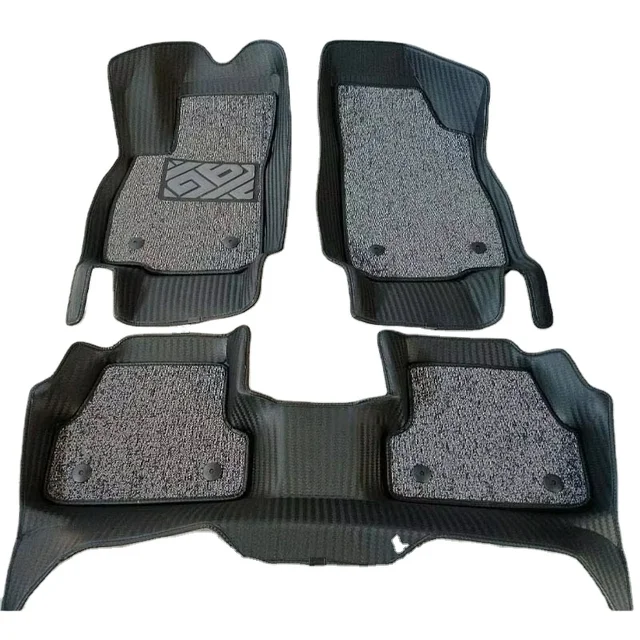 Supplier of High Quality Hot Pressed Leather Custom Car Carpet Type Composite Car Floor Mats Factory Production Fashion Car Mat