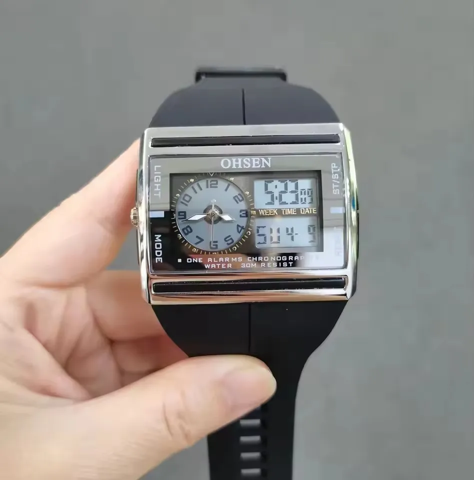 OHSEN AD0518 Waterproof Outdoor Sports Watch for Men