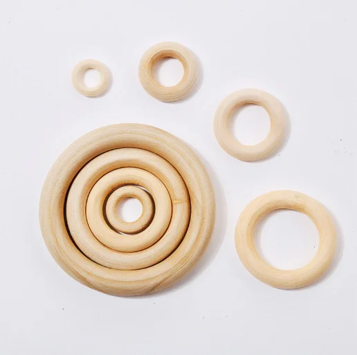 wooden rings for crafts for decoration