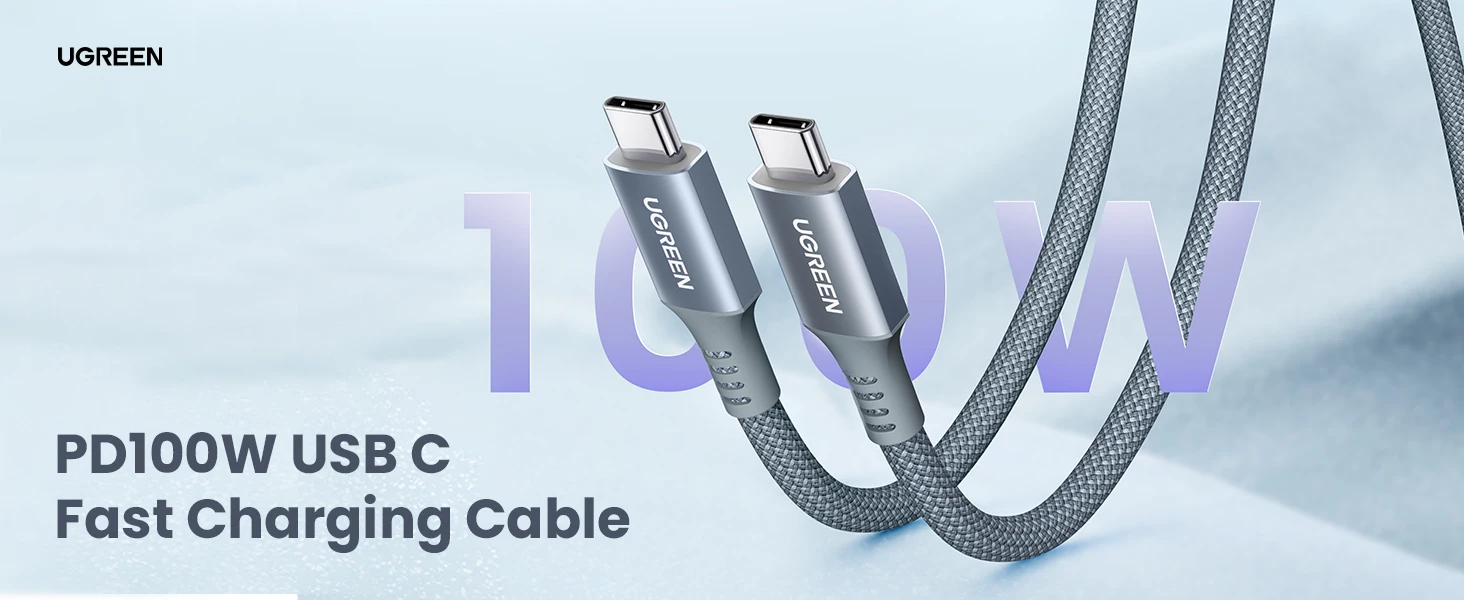 Câble USB-C 100W (lot De 3) - Charge Rapide, Compatible IPhone 15, MacBook, Galaxy S22, Google Pixel - Noyau Cuivre, Gaine Tressée Durable