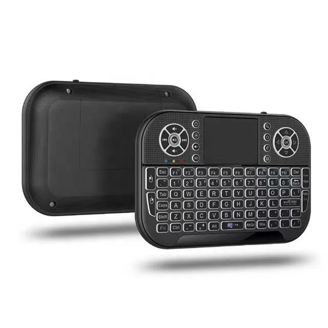 Hostrong Universal Mini BT Keyboard 2.4G Air Mouse Touchpad Remote Control for Andro Smart TV STB PC A8