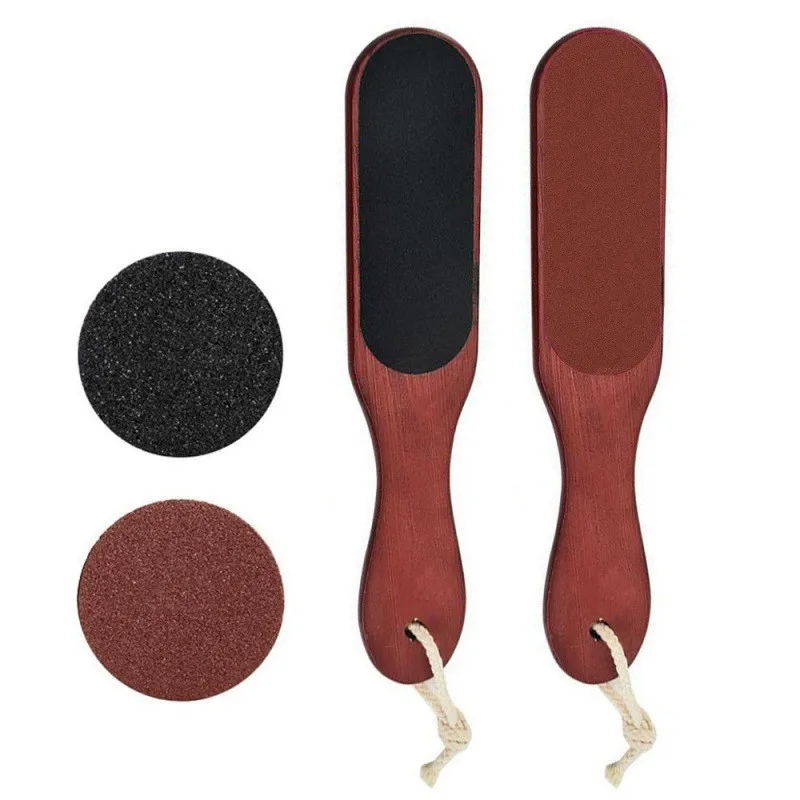 Chinese Factory Foot File Wood Foot File  Pedicure Tool Nickel Foot File Callus Remover