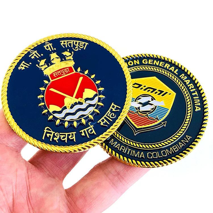High Quality Custom Big Challenge Coin 3d 2d Metal Souvenir