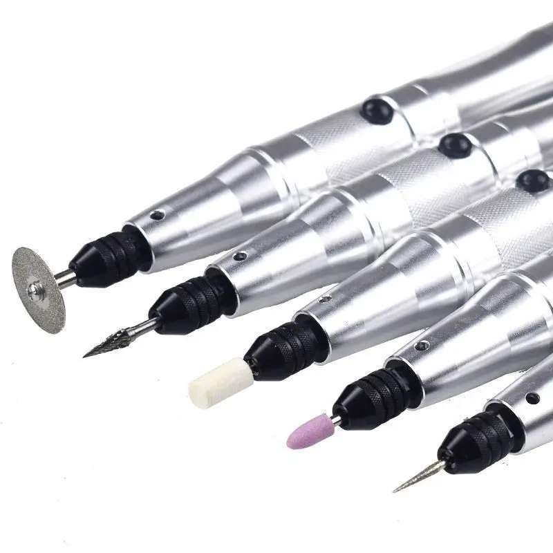 TEBAk Handheld Electric Grinder, Mini Electric Drill, Polishing Tool, Jade Carving Engraving Tool