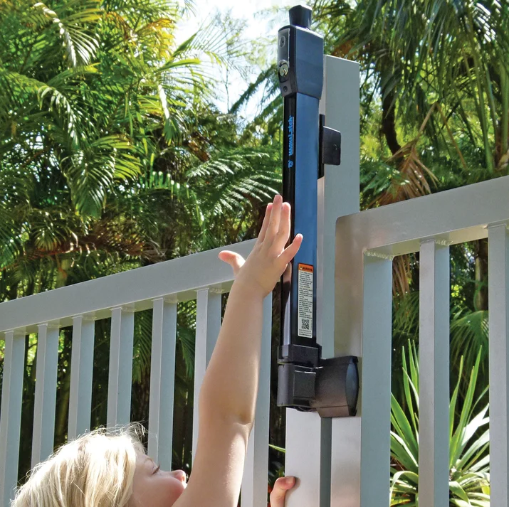 Child Resistant Safety Pool Gate Magnalatch And Locks Top Pull Gate