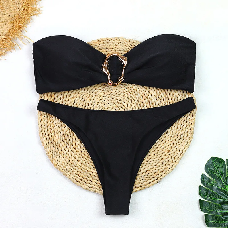 3D Custom Triangle Swimsuit String Bikini Beachwear Two Piece Set Mini Micro Luxury Swimwear Women