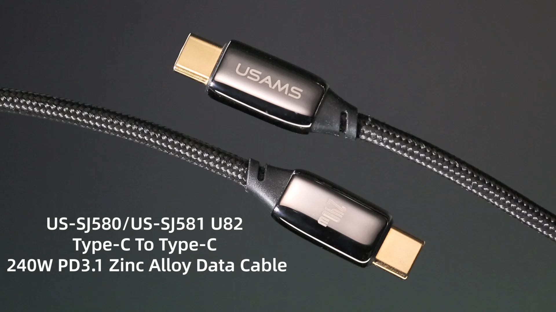 Usams Oem Custom Logo 5a Fast Charging Usb C Cable 240w Super Power ...