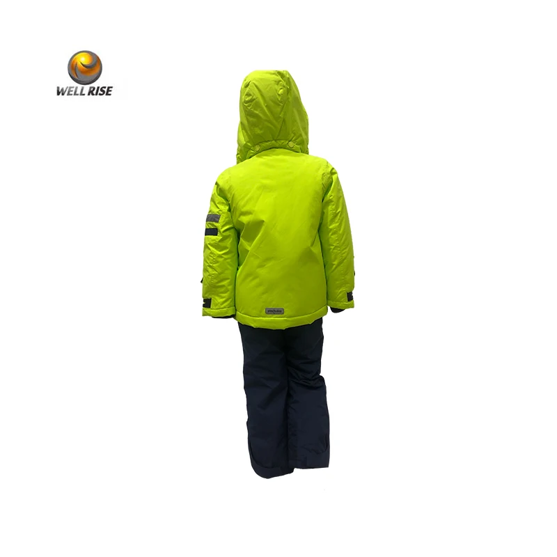 
 Профессиональное пальто и штаны для мальчиков водонепроницаемый ветрозащитный Теплый Лыжный комплект  