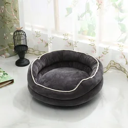 Lovely Deluxe Luxury Pet Beds high quality warm cat dog beds with sides custom wholesale pet mattress