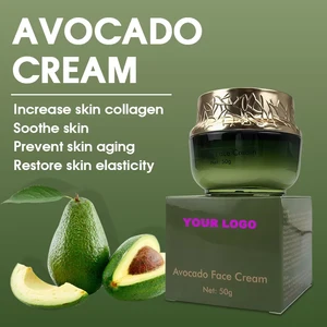 Nourishing & Long-Lasting Hydrating Avocado Oil Face Cream with Hyaluronic Acid & Squalane Facial Cream for Soothes Irritation