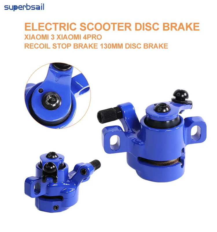 Superbsail Electric Scooter Brake Disc Caliper For Nine-bot KickScooter F20 F25 F40 F30 Kickscooter Disc Brake Block Parts supplier