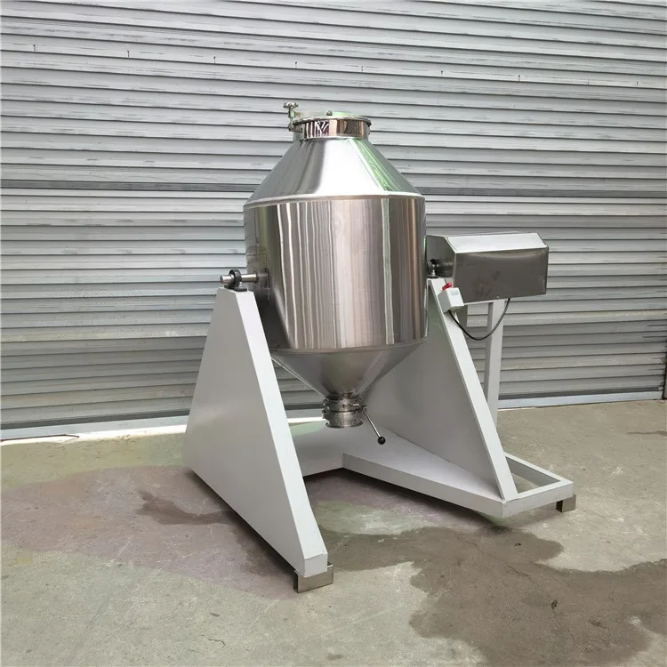 Customization  Butterfly valve industrial food powder mixer drum mixer for powder pharmatical