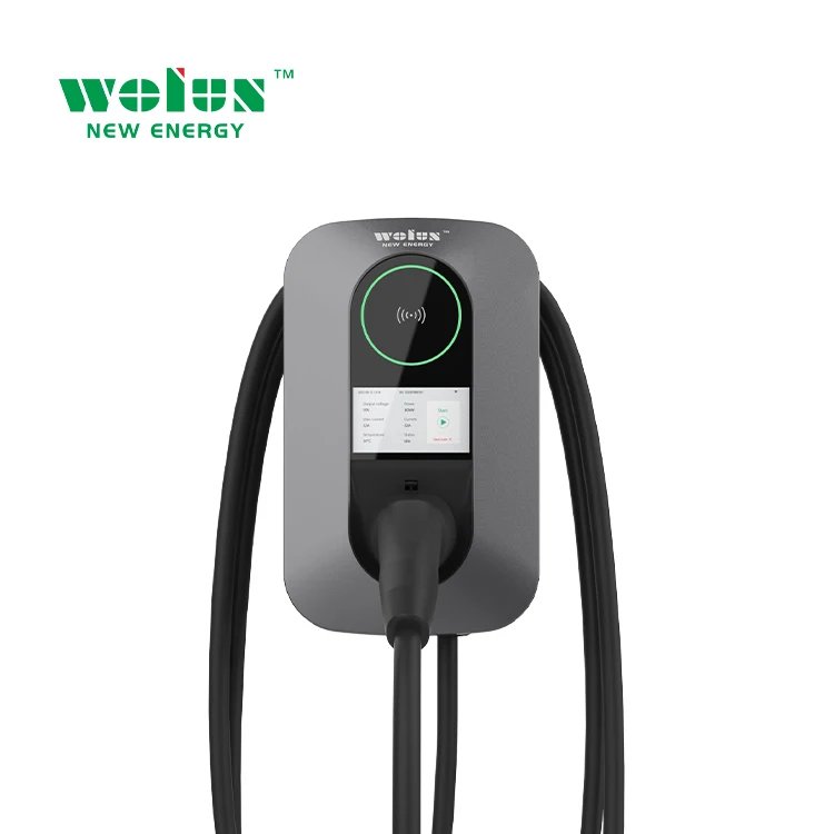 Home  User Waterproof  Single Phase 7KW AC 32A with APP Control GBT Connector  EV Charger Plug and Charger