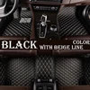 Negro con líneas beige
