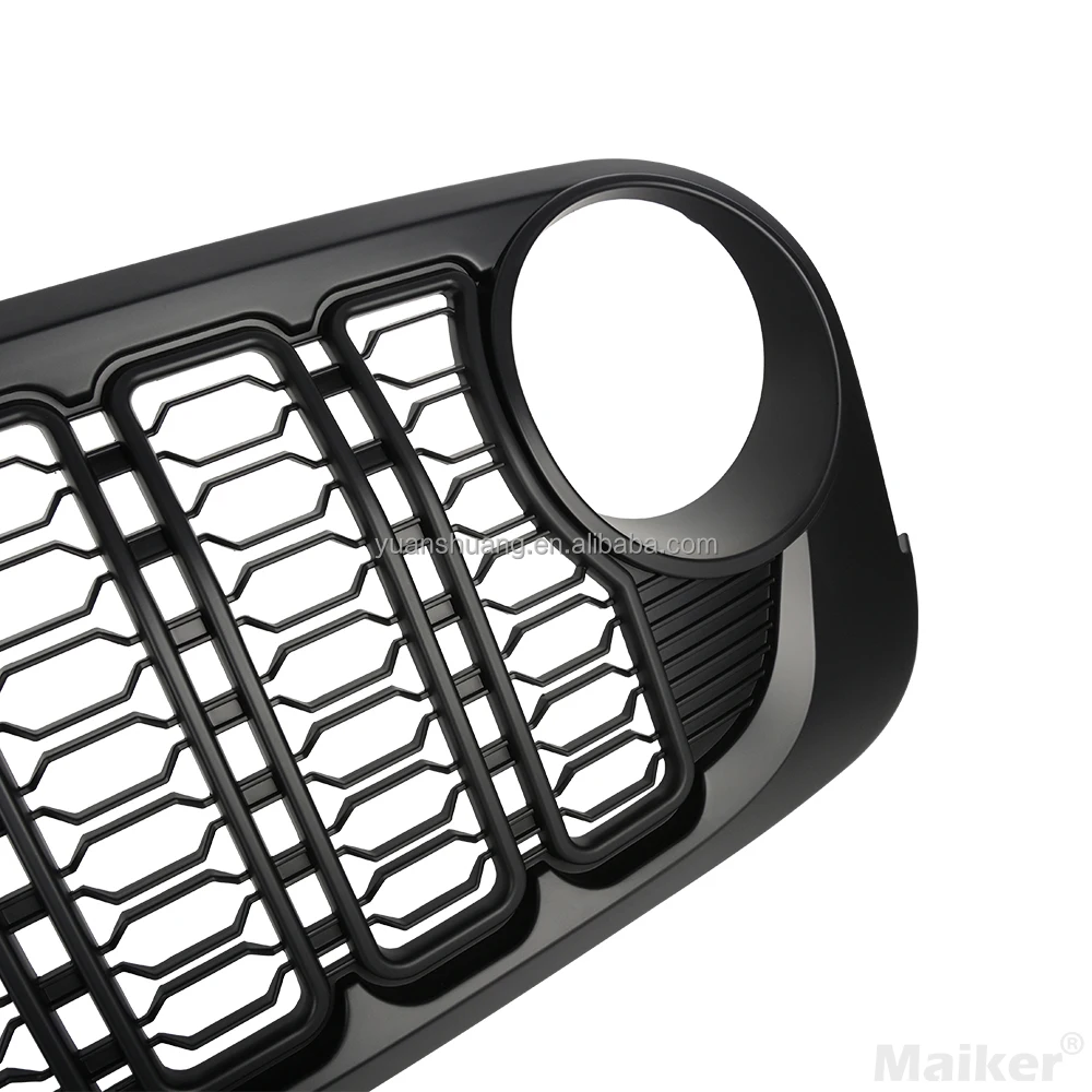 Front grille for Jeep Wrangler JK Maiker manufacture accessories ABS mesh grille for JK upgrade to JL