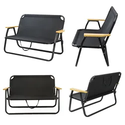 Customized wholesale popular OEM folding leisure bed chair outdoor beach fishing bed two seats chair