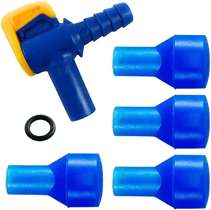 Blue Silicone Hydration Pack Bite Valves For Cycle Sports Packs Bladder 