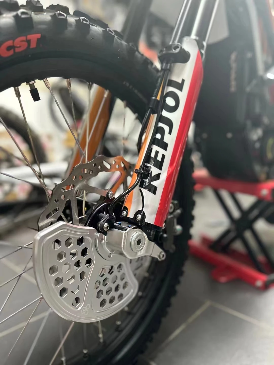 For Sur Ron Ultra Bee Aftermarket Parts Ebike Front Brake Disc Guard