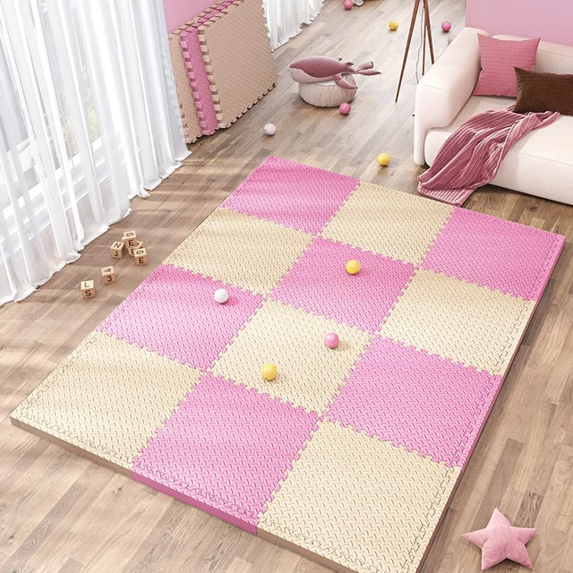 Newborn Soft Crawling Rugs EVA Foam Carpet Leafn Pattern Mat Children Crawling Baby Play Mat Puzzle Mat