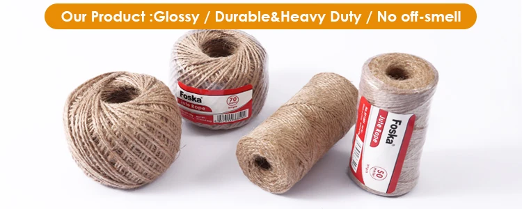 Durable jute rope