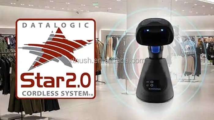 Original Brand Datalogic QM2500 433MHZ Wireless Handheld Bar Code Scanner 1d 2d Qr Code Reader USB Interface With Cradle