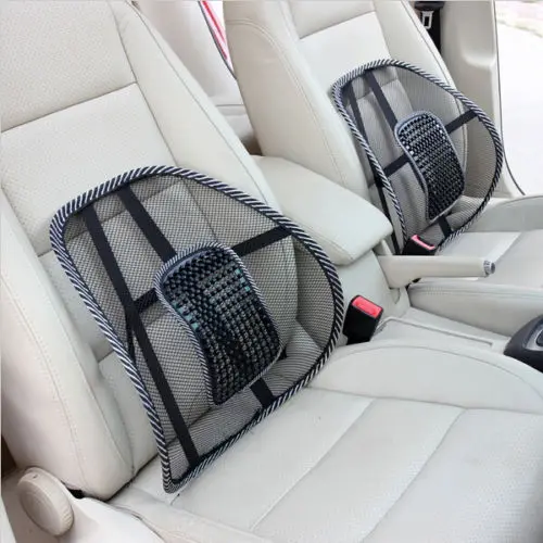 Car summer breathable ice silk waist chair massage seat backrest car interior productsHot sale products The factory