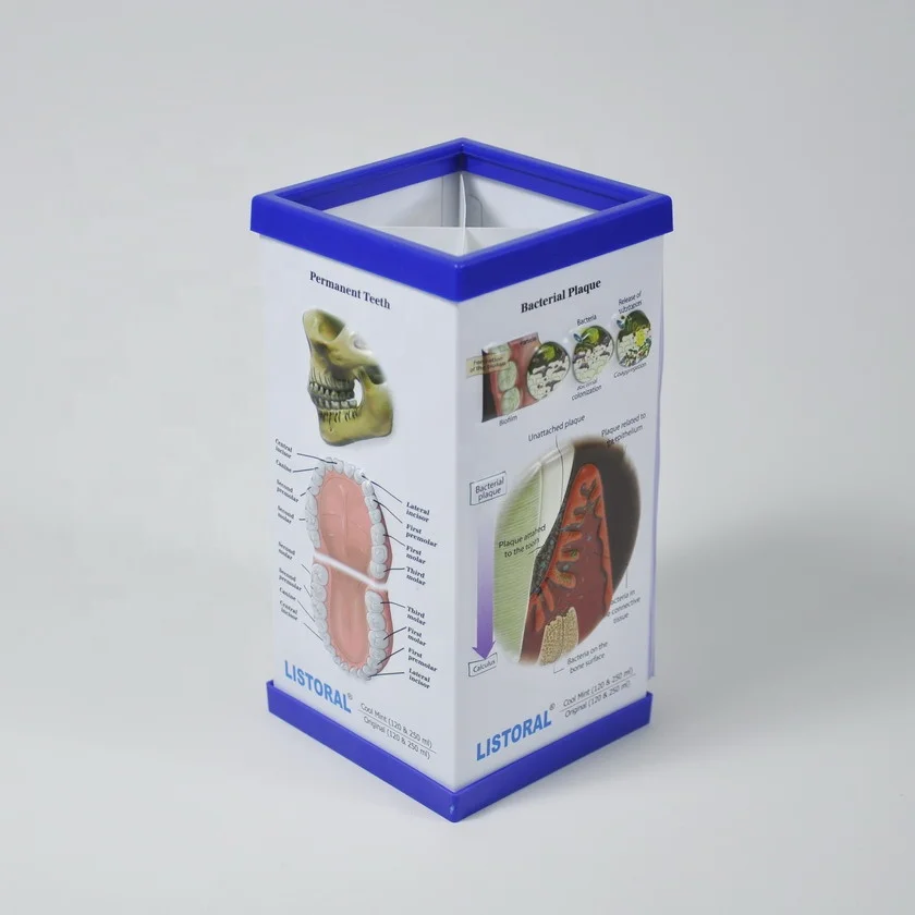 Медицинские рекламные подарки, 3D рельефный контейнер для ручек, держатель для ручек с блокнотом