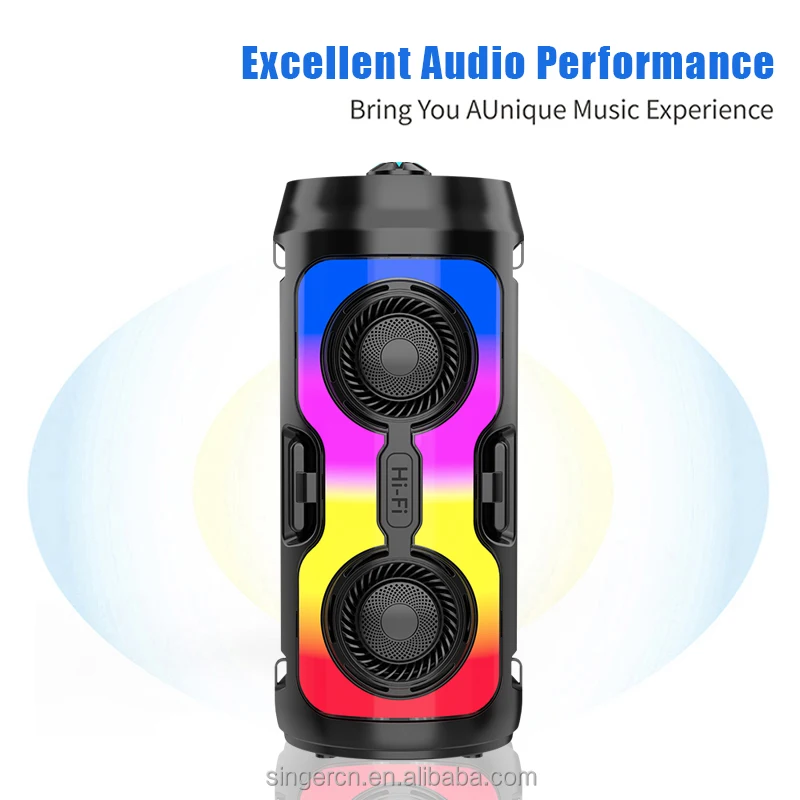 ZQS42110XW Ready Stock Dual 4-inch Speaker TWS Wireless Speaker
