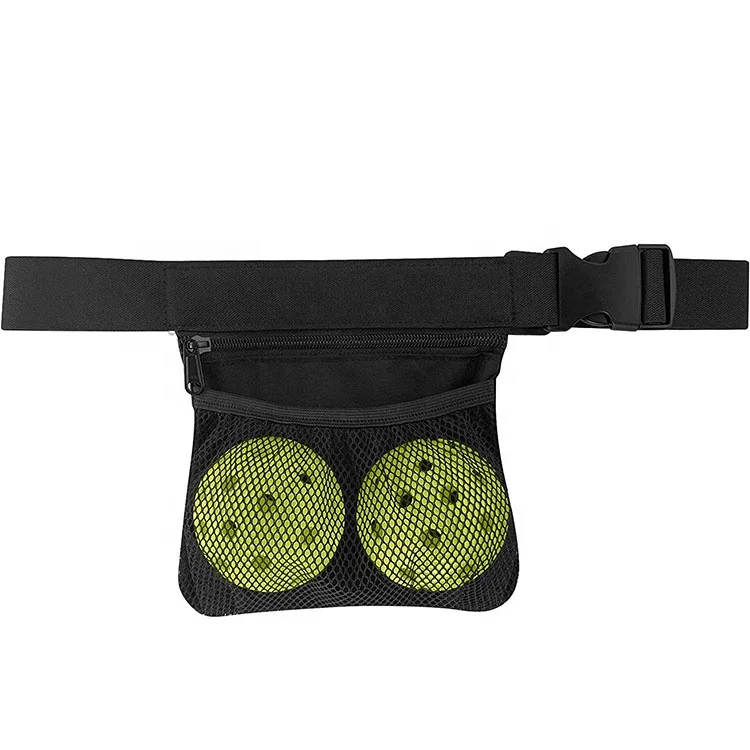 Забавная бананка для бейсбольных мячей, аксессуары для теннисных мячей, сумочка с держателем для пиклбола, поясная сумка с регулируемым ремнем