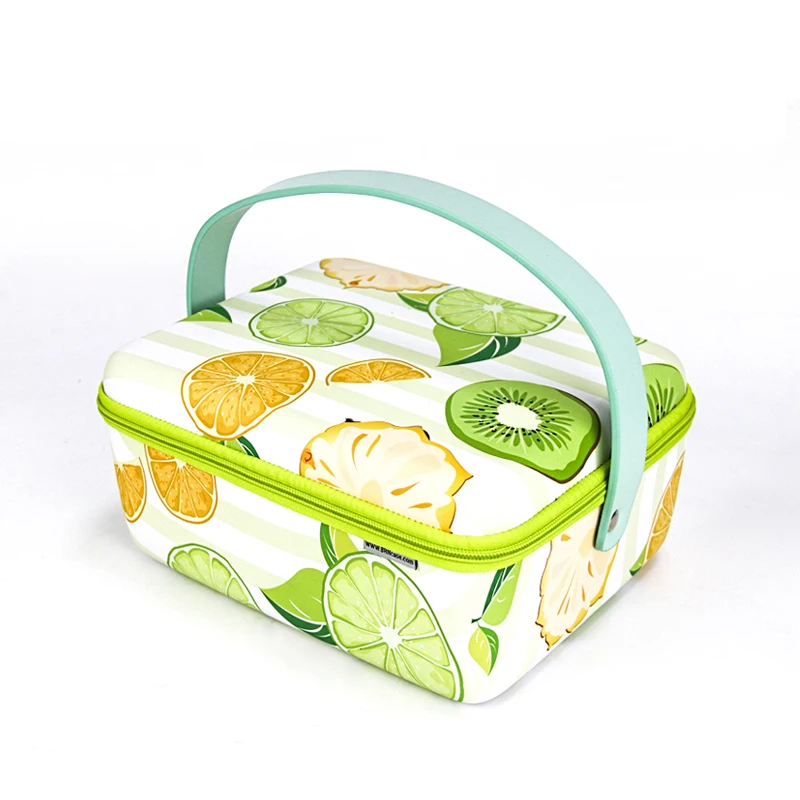 Cooler Bags Custom Logo Insulated Food Delivery Thermal Lunch Carrying Picnic Cooler Hard EVA Storage Case