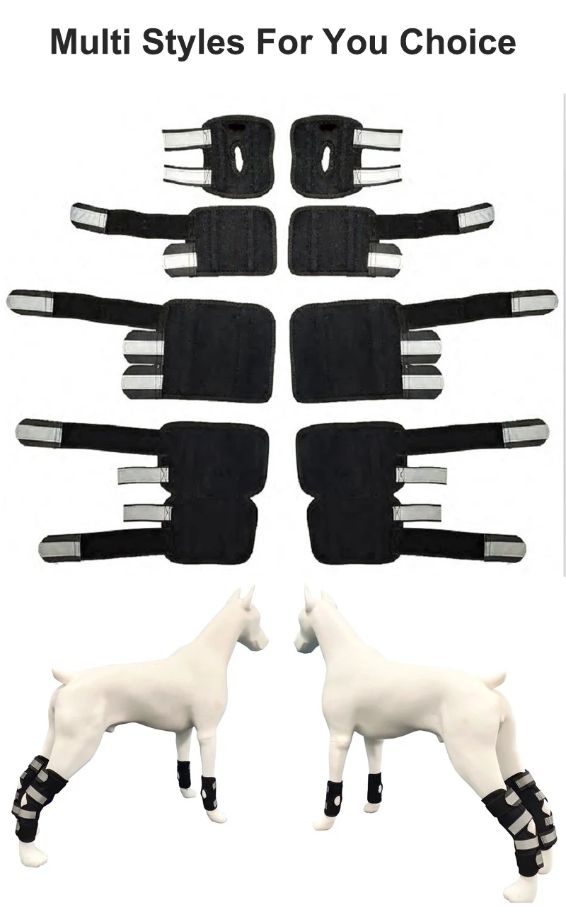 Durable Custom Dog Leg Support Adjustable Neoprene Dog Leg Knee Brace
