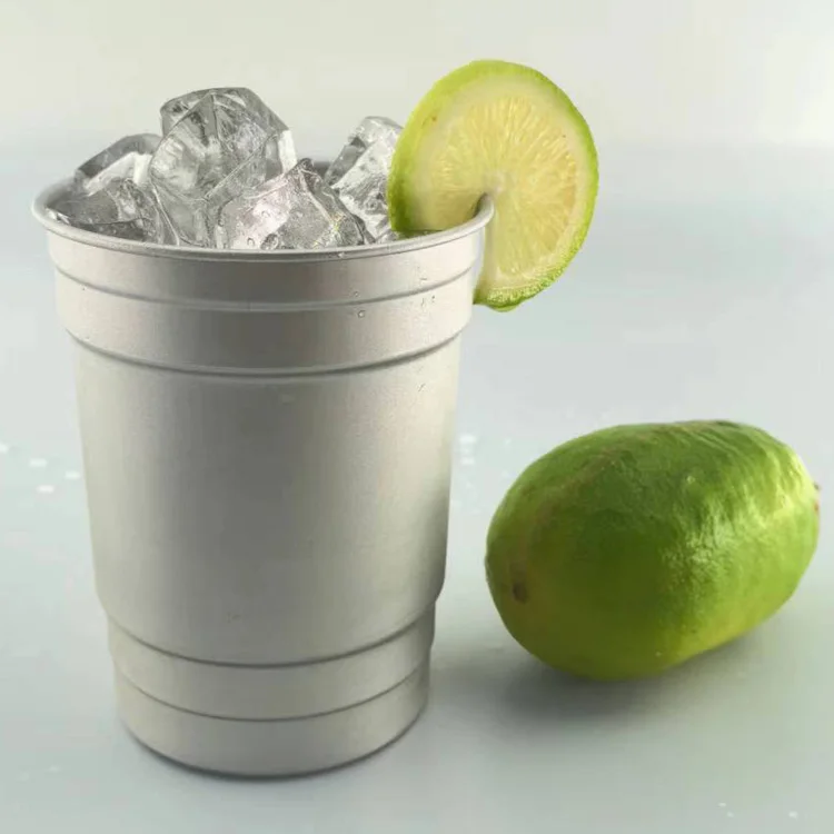 Hot Sale New Design Cold Drinking Festival Beverage 9Oz 12Oz 16Oz 20Oz Disposable Aluminum Cups For Camping