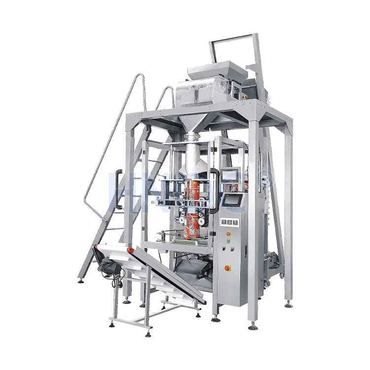 1g 1kg Flour Spice Automatic Plastic Bag Small Pouch Multihead Weigh and Package Dal Pack Machine