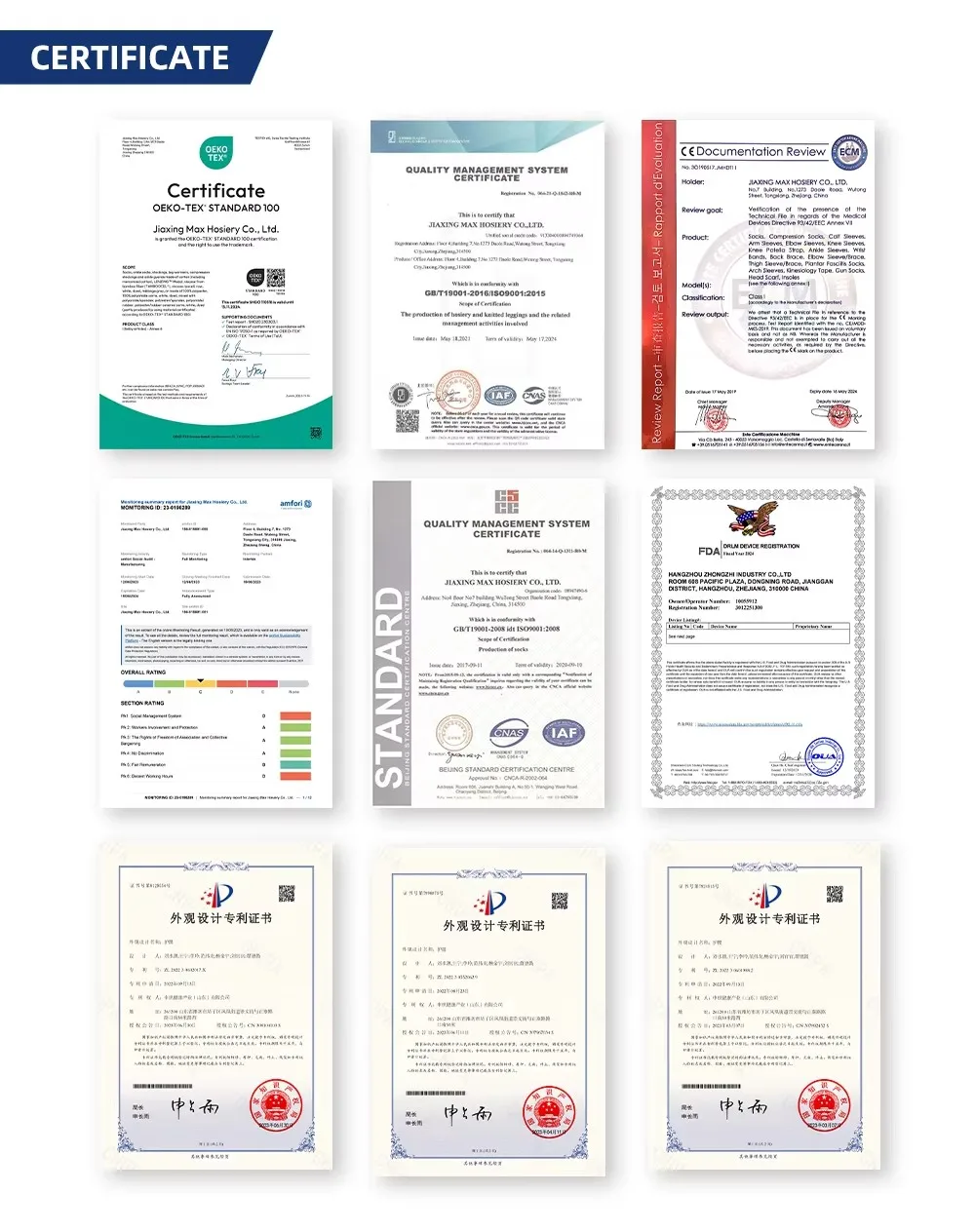 Quality Management System Certificate