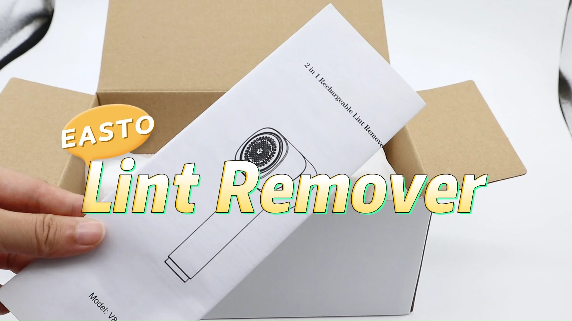 Easto Fabric Shaver And Lint Remover Rechargeable Fabric Remover