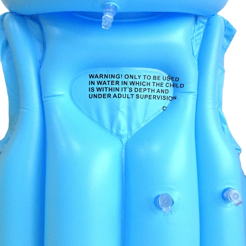 Красивый дизайн ПВХ, детский надувной спасательный жилет для плавания