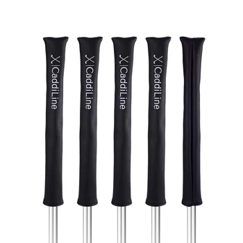 New Design PU Leather Golf Alignment Stick Cover Black Golf - Main Image