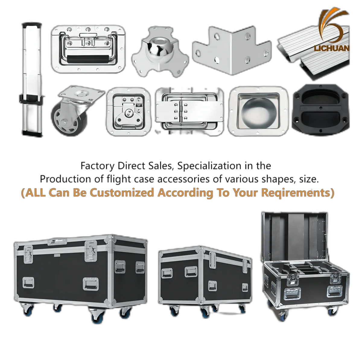 108*103 Stainless Steel Spring Lock Flight Case Butterfly Lock Instrument Case Storage Suitcase Lock Flight Case Accessories